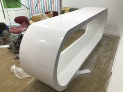 Đá nhân tạo solid surface ốp bàn cà phê