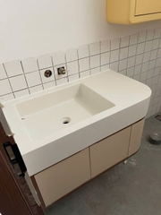 Chậu Lavabo nguyên khối cao cấp