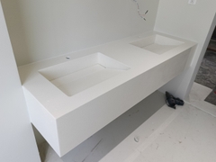 Chậu liền khối đá solid surface