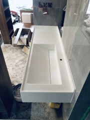 Chậu lavabo liền khối đẹp, hiện đại