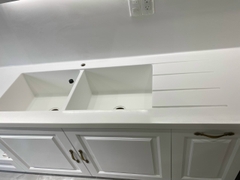 đá solid surface korean ốp chậu liền khối