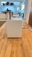 Đá solid surface Staron BW010  Bright White ốp tủ