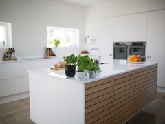 đá nhân tạo solid surface màu trắng trơn