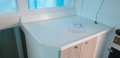 Đá nhân tạo solid surface ốp Du thuyền