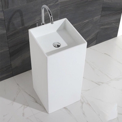 đá nhân tạo solid surface  ốp lavabo đứng