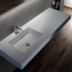 lavabo solid surface nguyên khối