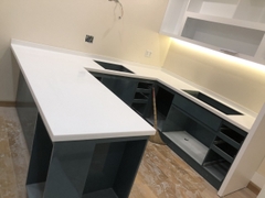 Mặt đá nhận tạo ốp bếp căn hộ  SALA quận 2