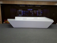 Đá solid surface  Himacs LG  ốp Quầy lễ tân