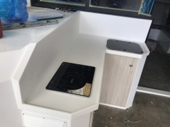 Đá nhân tạo solid surface ốp du thuyền