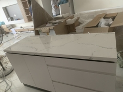 Đá nhân tạo solid surface vân mây ốp bàn đảo