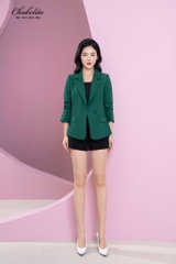 Áo vest tay lỡ màu xanh