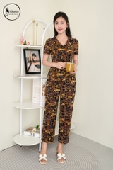 Sét bộ áo quần màu nâu
