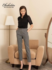 Áo sơ mi tay lỡ phối von