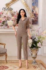 Bộ quần sớ dài màu bò