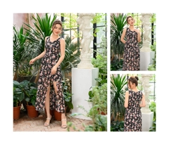 Đầm maxi màu đen
