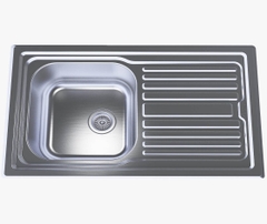 CHẬU DX41101 1 HỘC 1 CÁNH - 730 x 400 x 220