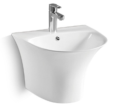 Chậu Rửa Lavabo Viglacera V63 Liền Khối Treo Tường