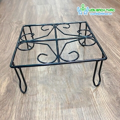 Đôn Sắt Vuông Kê Chậu 30x12cm