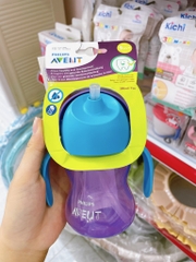 Bình tập uống có ống hút cho bé 9 tháng