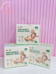 Miếng lót thấm sữa cho mẹ Moaz Eco (Túi 120 cái)