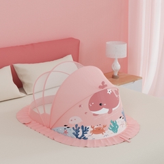 Mùng chụp gấp gọn  tròn