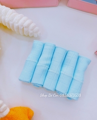 K001 Set 5 khăn sữa sợi tre lụa (30x30)