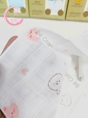 Hộp 5 khăn lụa sợi tre Manny