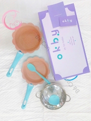 Nồi chảo đá hình hoa OKBY