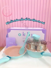 Nồi chảo đá hình hoa OKBY