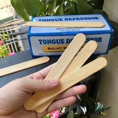 ✅ Đè Lưỡi Gỗ  - Hộp 100 Que #1.0029