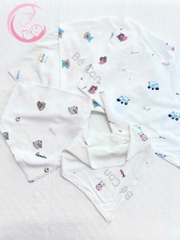 Set 5 yếm tam giác sợi tre Avaler