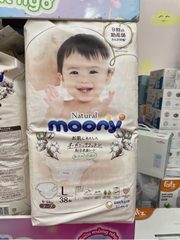Tã dán Moony  Natural size L