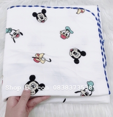 Khăn tắm cotton in hình xuất Nhật 90x90