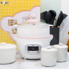 Nồi nấu cháo Bear 1.6L phiên bản Quốc Tế