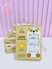 Hộp 5 khăn lụa sợi tre Manny