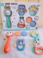 Xúc sắc 5 món Baby Rattle