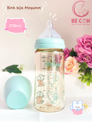 Bình sữa Moyuum hoạ tiết baby 270ml