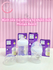 Bình sữa mô phỏng tự nhiên mới hiệu Philips  Avent