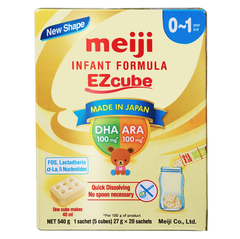 Sữa Meiji thanh Infant Formula Ezcube 0-1 (Nhập Khẩu)
