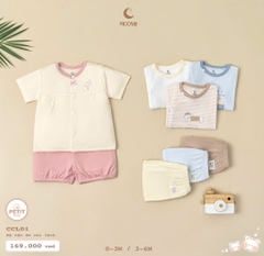 Bộ cộc tay sơ sinh CCL01