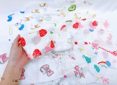 Set 10 Khăn sữa Nhật Hoạ Tiết