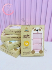 Hộp 5 khăn lụa sợi tre Manny