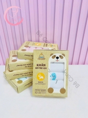 Hộp 5 khăn lụa sợi tre Manny