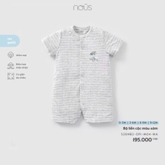 Bộ liền cộc màu xám 0m