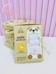 Hộp 5 khăn lụa sợi tre Manny