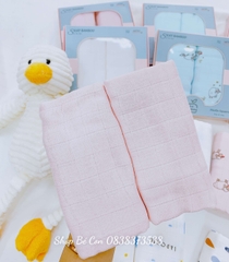 Set 2 khăn đa năng sợi tre lụa La Pome- 75x75cm Pink Sheep