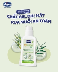Gel xit Chicco 3in1 (Xua muỗi, Làm dịu mát da và Dưỡng ẩm) - Gel xịt bảo vệ da chiết xuất tinh dầu tự nhiên Chicco NaturalZ