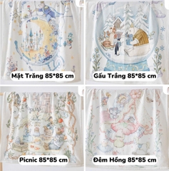 Chăn lông sữa gấu trắng