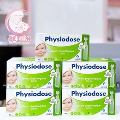 Nước muối sinh lý Physiodose Pháp xanh lá - 40 ống