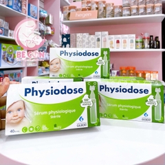 Nước muối sinh lý Physiodose Pháp xanh lá - 40 ống